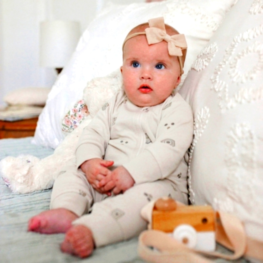 BÈBÈNCA ORGANICS - Mc'Cord Organic Romper - Shell Print